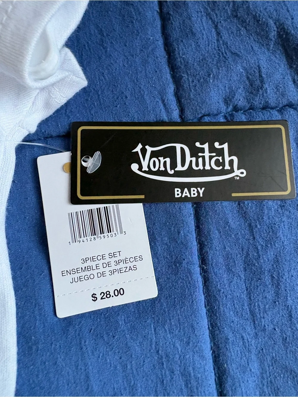 Von Dutch White Bodysuit with Pink Rose Graphic & Yellow Rose Print Shorts